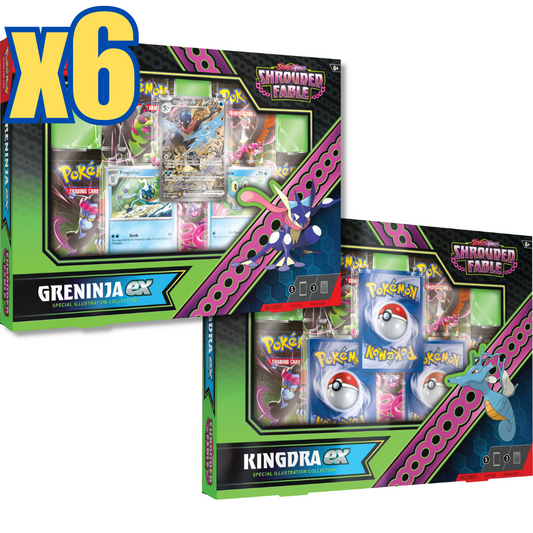 Shrouded Fable: Kingdra/Greninja ex Special Illustration Collection (CASE OF 6) [PREORDER]