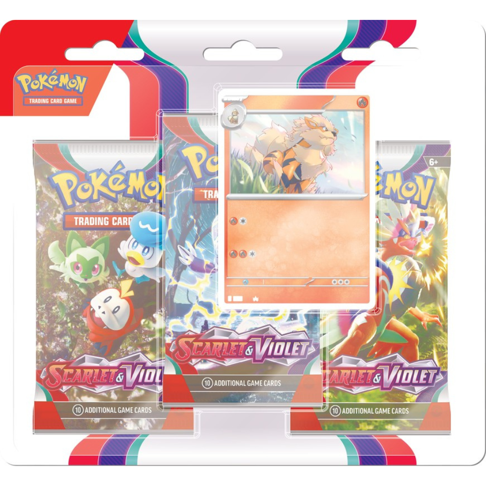 Scarlet and Violet: 3-Pack Blister